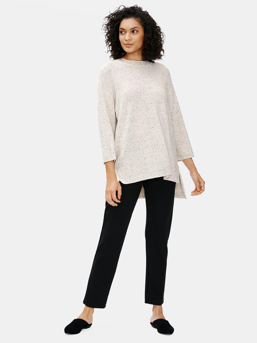 Organic Cotton Speckle Crew Neck Tunic