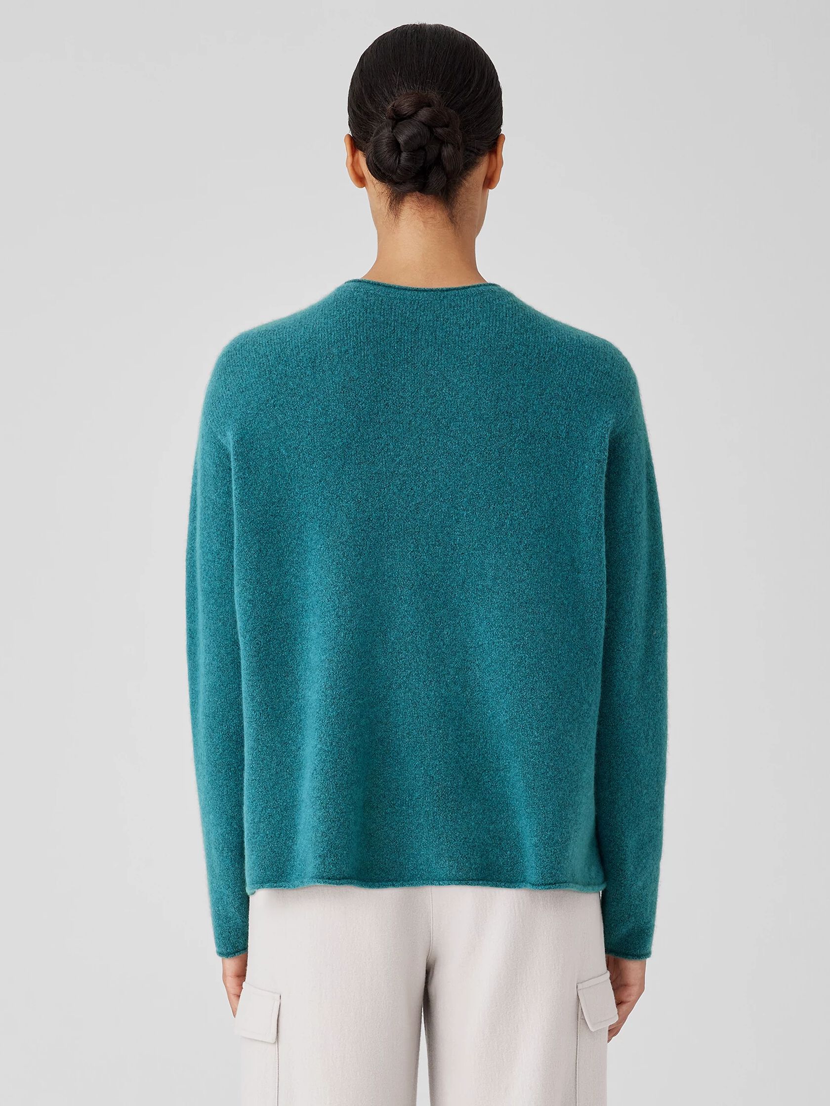 Cashmere Silk Bliss Crew Neck Top