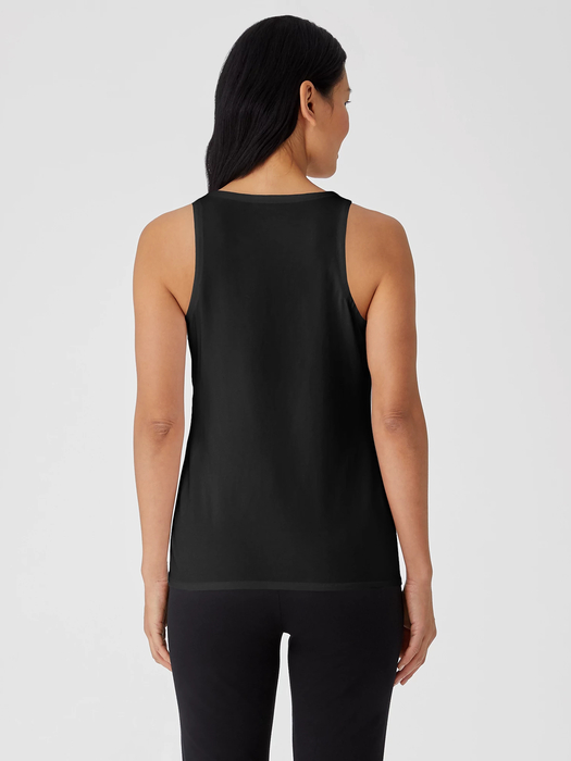 Traceable Cotton Jersey Round Neck Tank