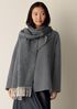 Brushed Recycled Cotton Cashmere Scarf