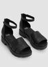 Heir Tumbled Leather Wedge Sandal