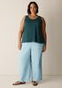 Organic Linen Jersey Scoop Neck Tank