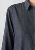 Airy Organic Cotton Twill Classic Collar Shirt