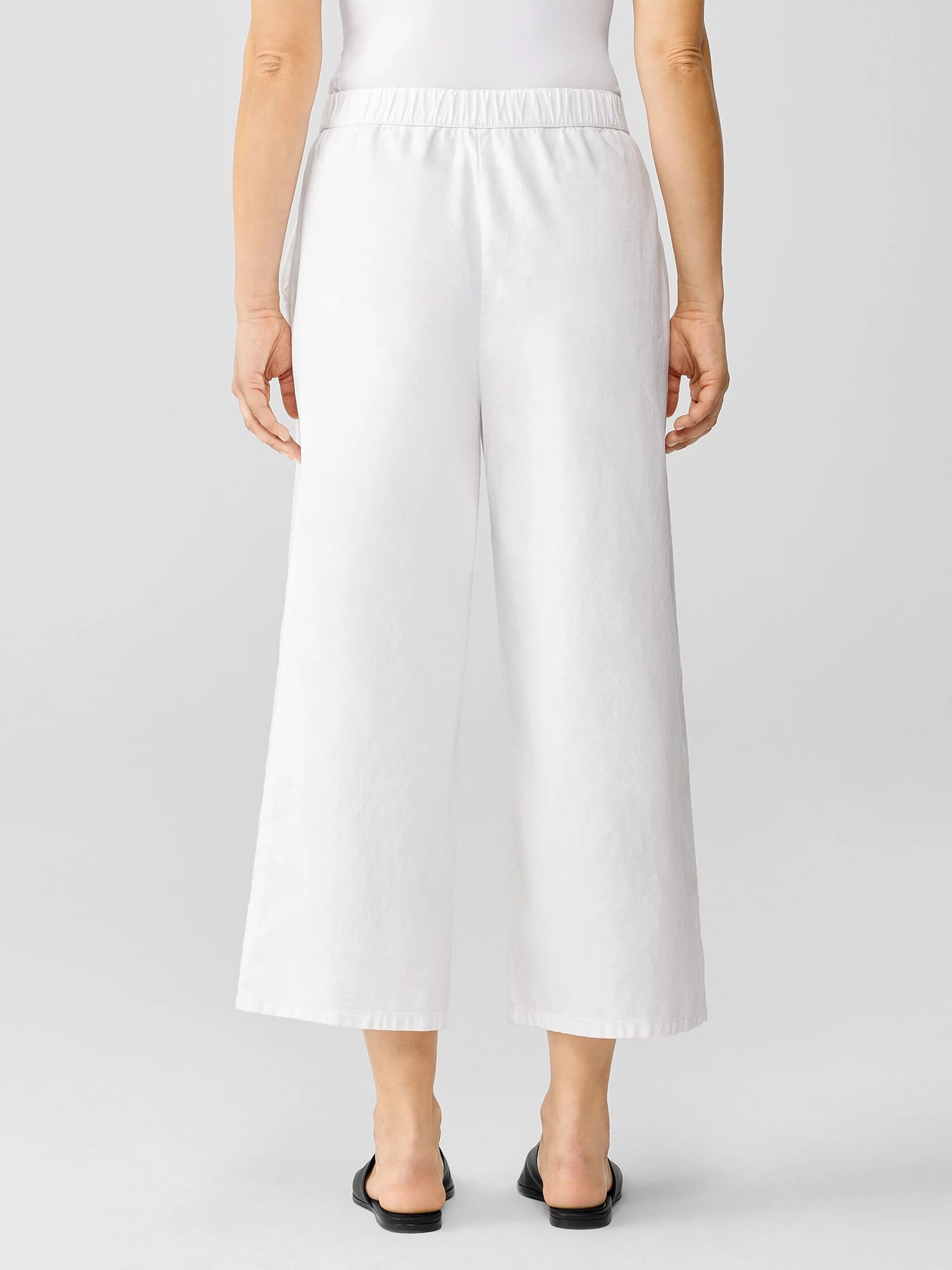 Organic Cotton Hemp Stretch Wide-Leg Pant