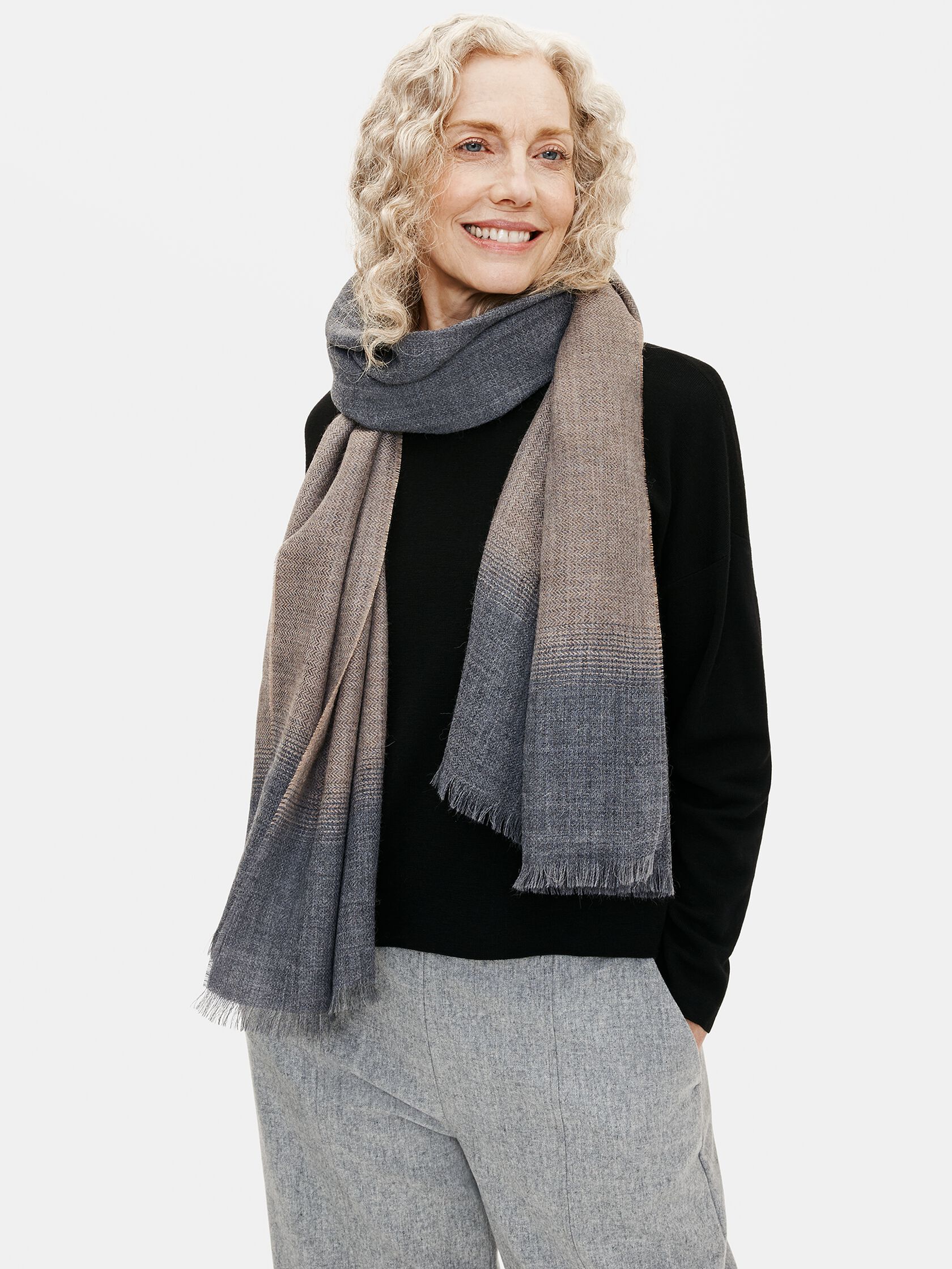 Baby Alpaca Ombre Scarf