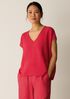 Organic Linen Cotton V-Neck Top