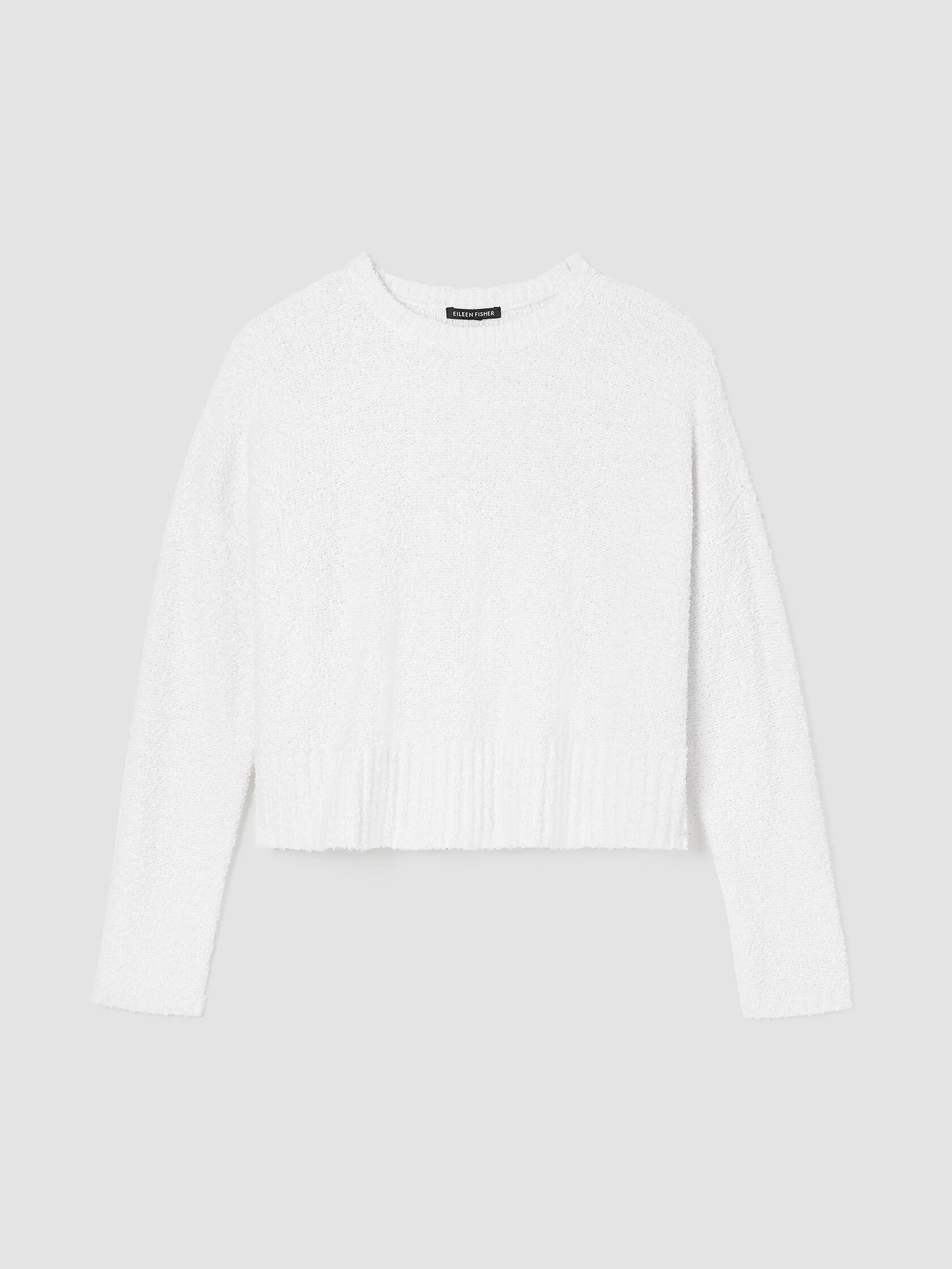 Cotton Fluff Crew Neck Top