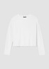 Cotton Fluff Crew Neck Top