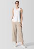 Lightweight Organic Cotton French Terry Straight Pant