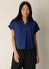 Organic Cotton Poplin Notch Collar Shirt