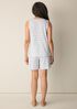 Striped Organic Cotton Jersey Sleep Set