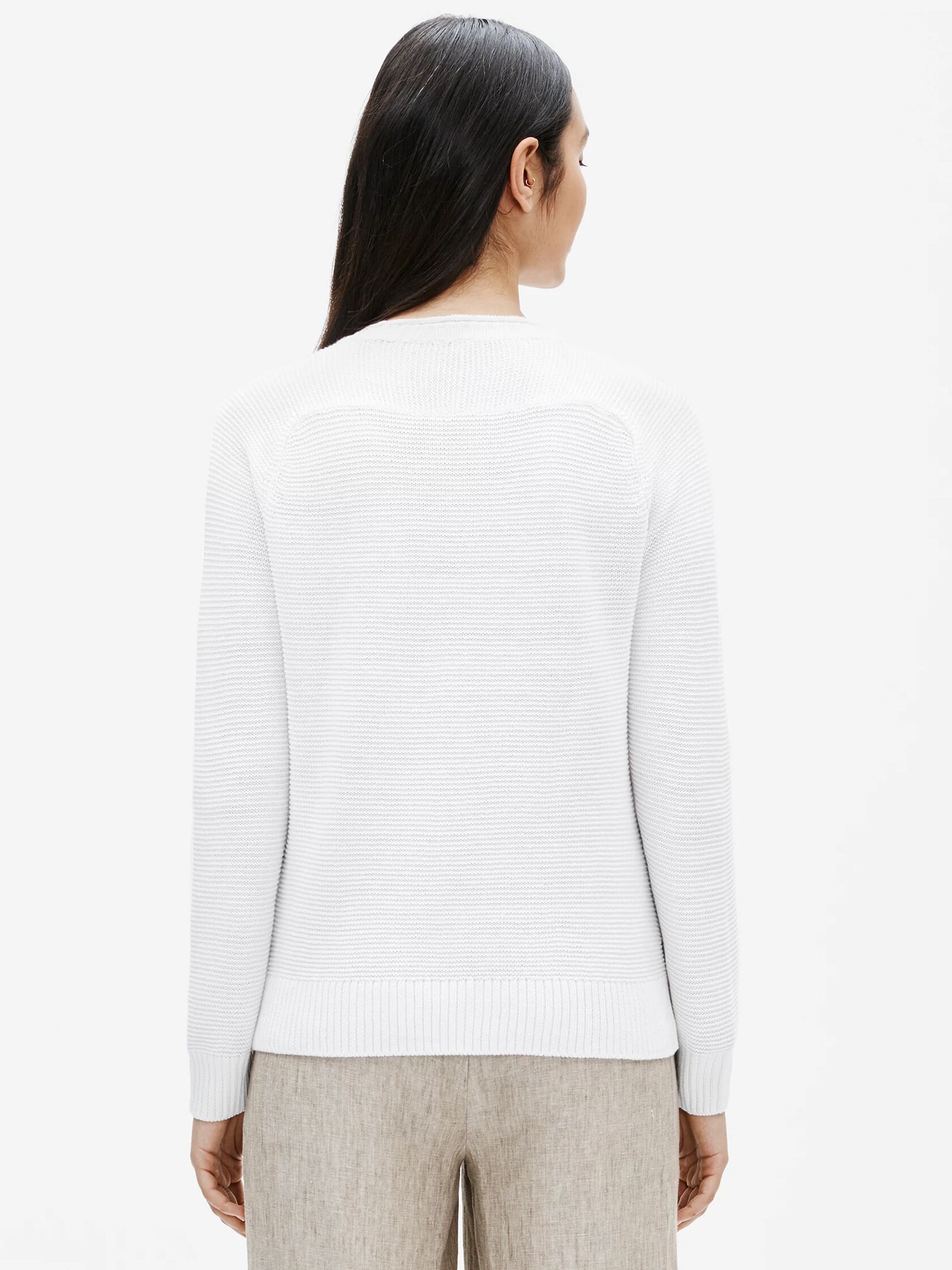 Organic Linen Cotton Crew Neck Top