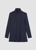 Fine Jersey Scrunch Neck Long Top