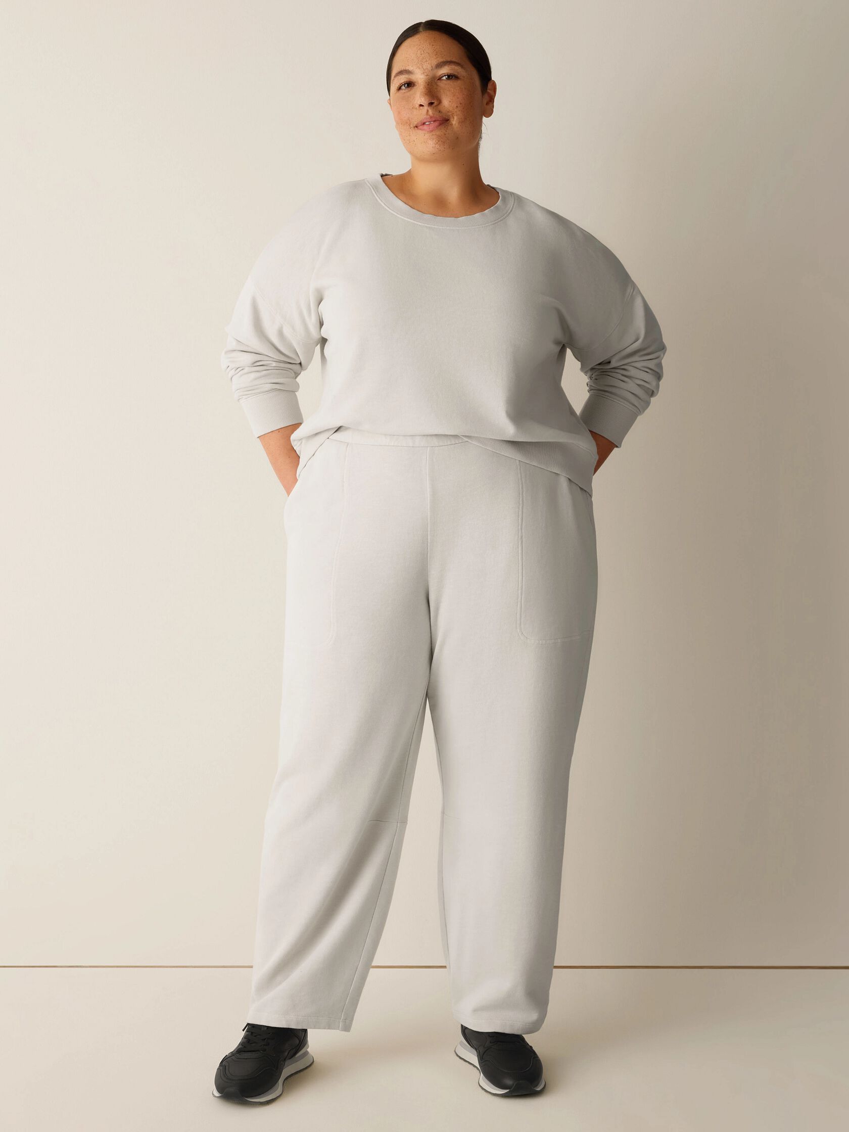 Garment-Dyed Organic Cotton Terry Arch Pant