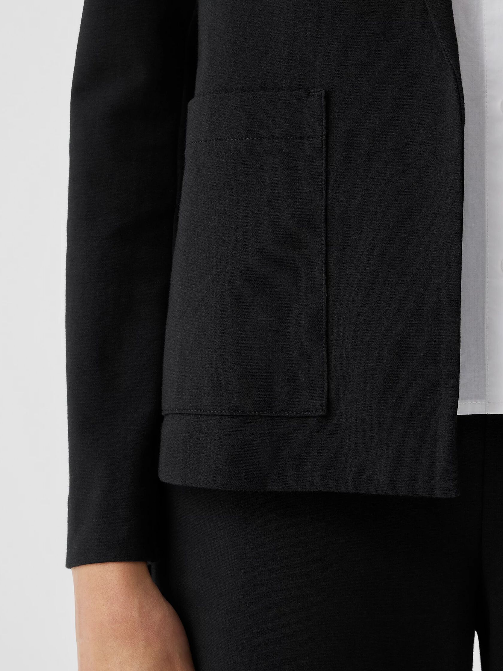 Cotton Ponte Blazer