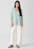 Cashmere Silk Bliss V-Neck Top