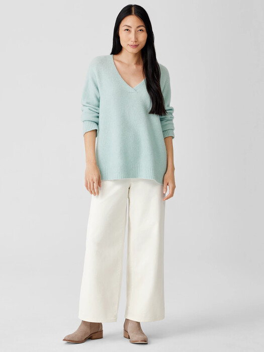 Cashmere Silk Bliss V-Neck Top
