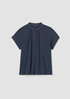 Fine Jersey Band Collar Top