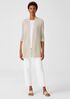 Organic Linen Cotton Long Cardigan