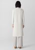 Lightweight Boiled Wool Shawl Collar Vest in Regenerative Wool