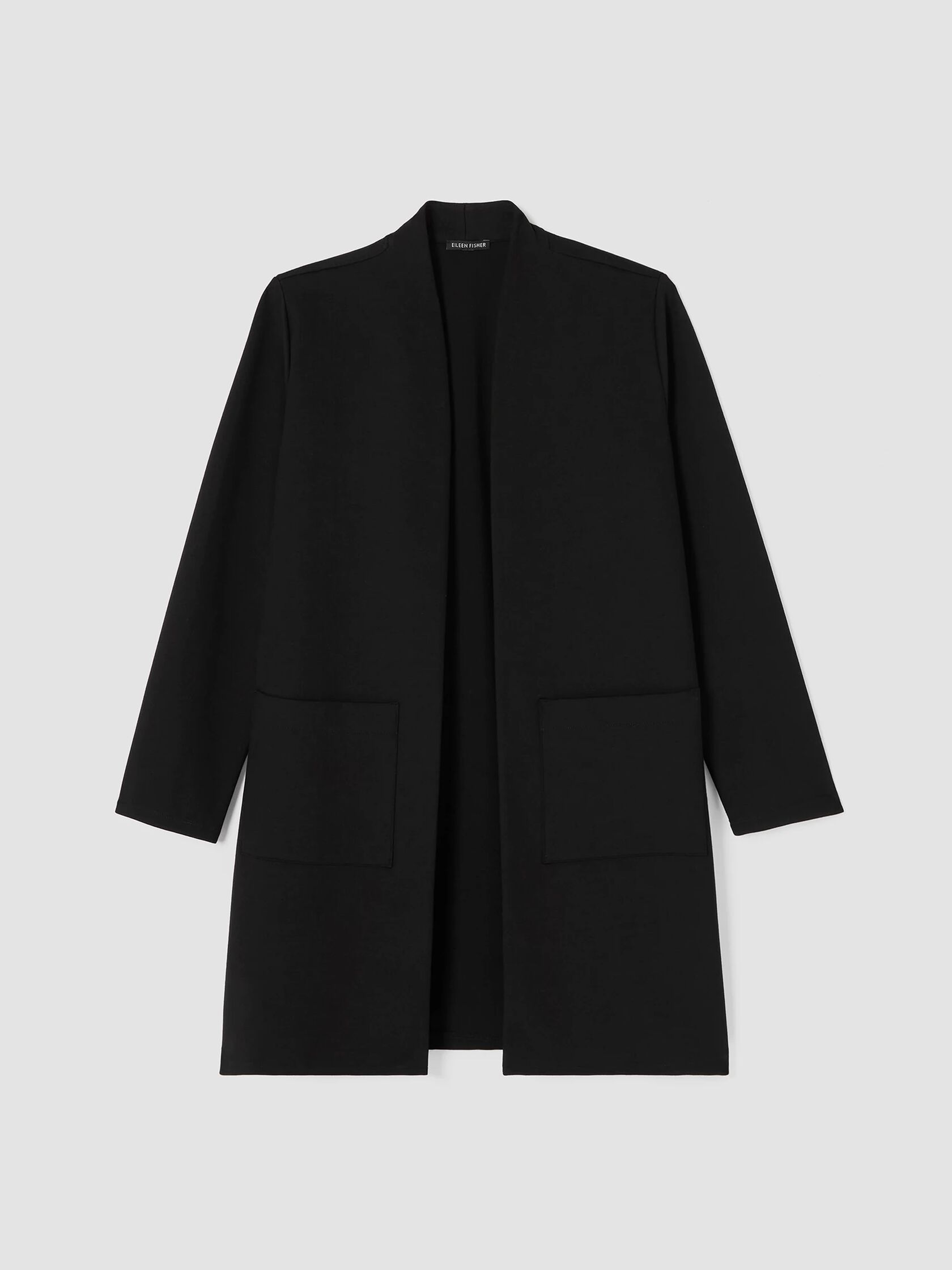 Washable Flex Ponte Long Jacket