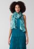 Hand-Dyed Silk Scarf