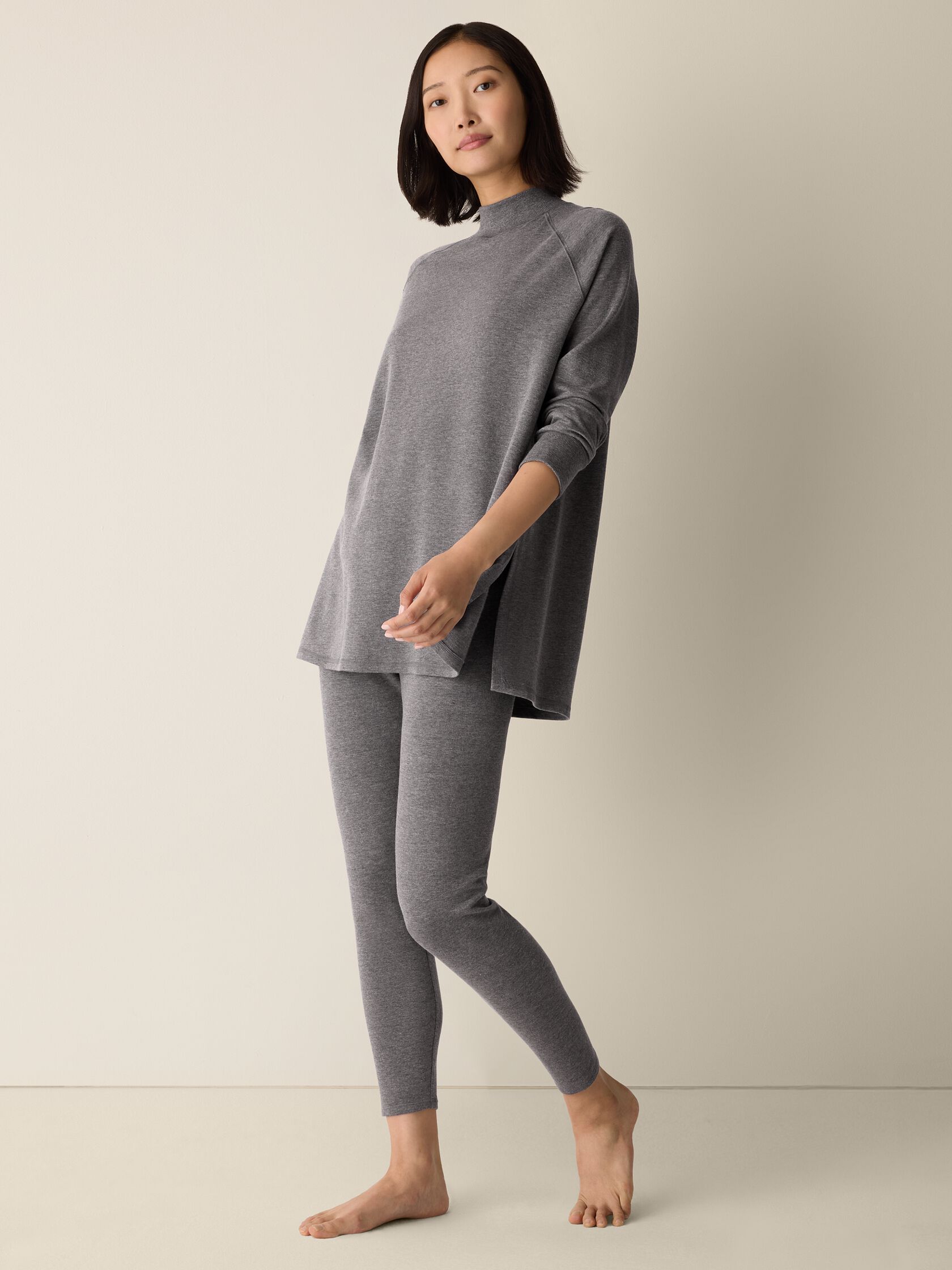 Cozy Brushed Terry Hug High-Waisted Leggings