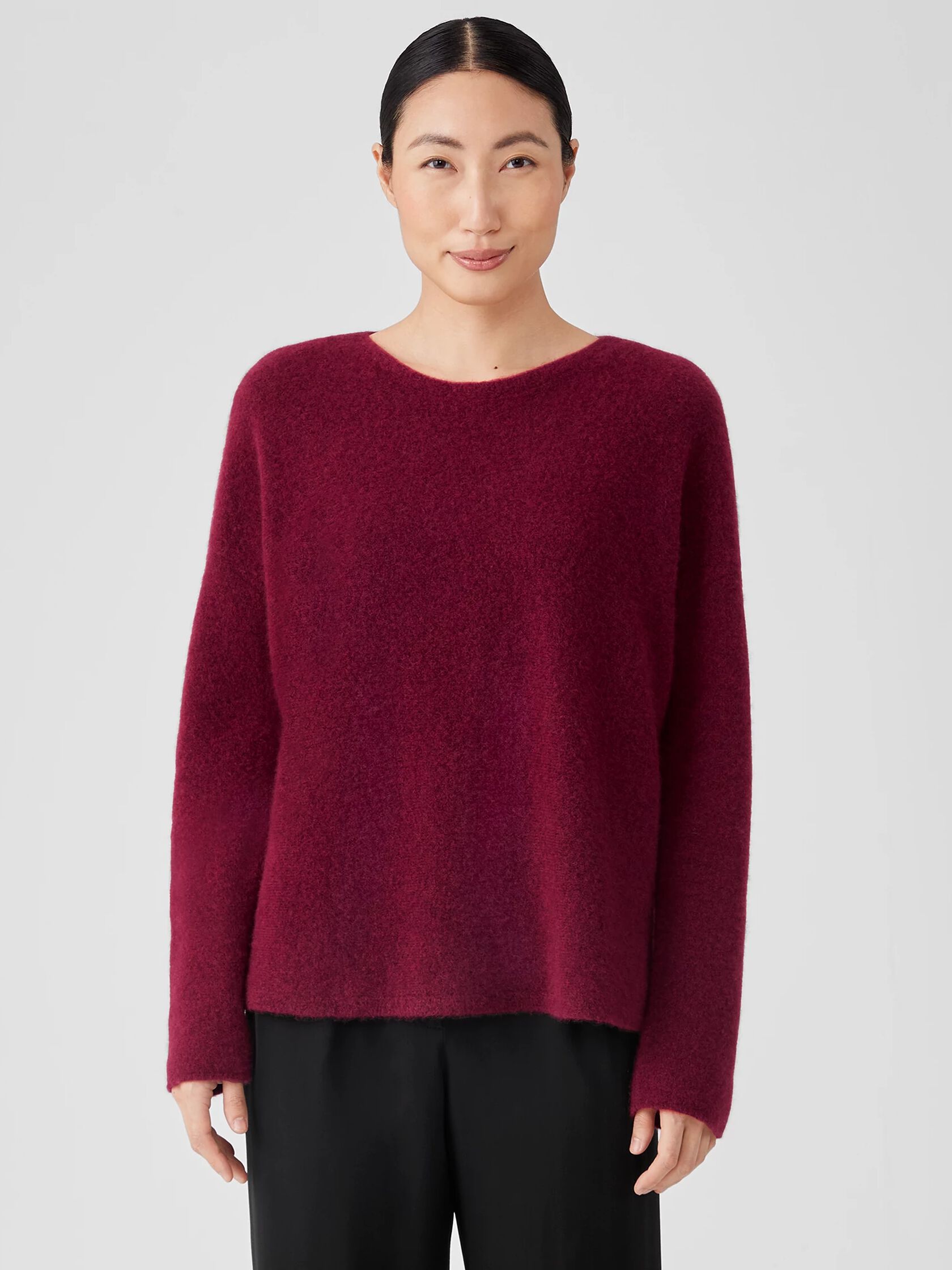 Cashmere Silk Bliss Crew Neck Top