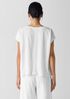 Organic Linen Jersey V-Neck Tee