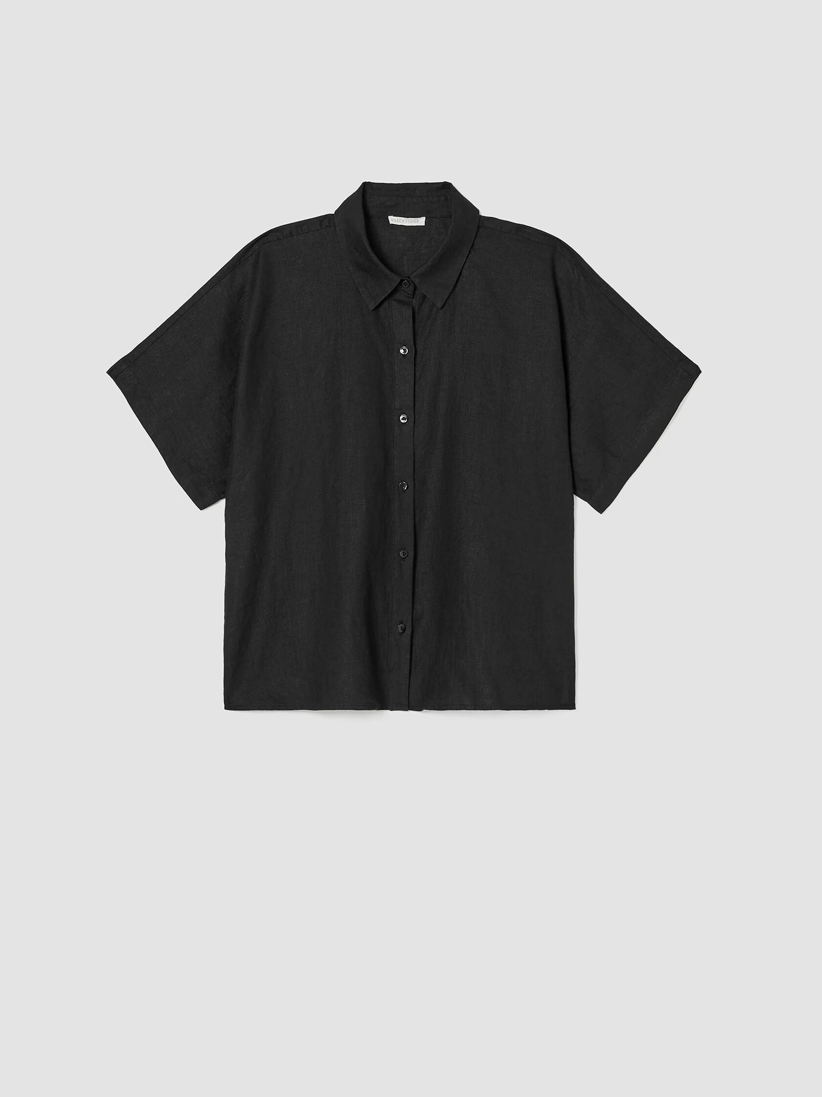 Organic Handkerchief Linen Short-Sleeve Shirt