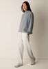 Doubleknit Organic Cotton Stripe Reversible Top