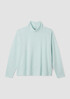 Italian Cashmere Scrunch Neck Top