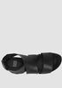 Sport Tumbled Leather Sneaker Sandal