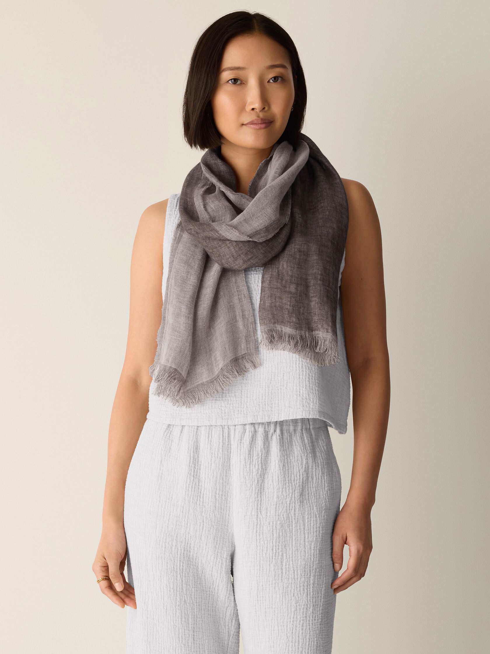 Linen Doubleweave Scarf