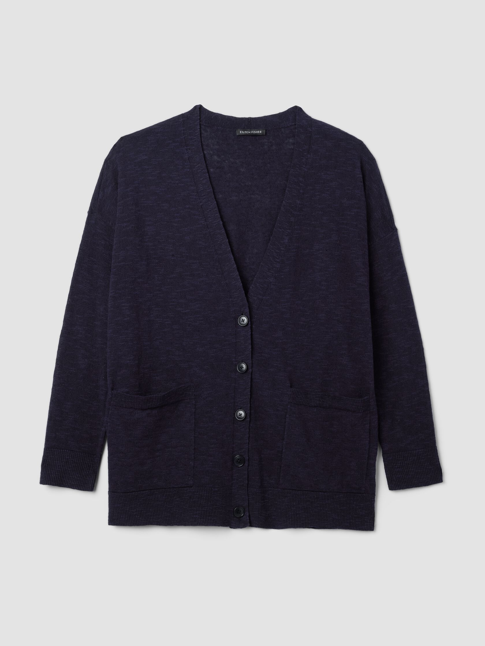 Organic Linen Cotton Slub Cardigan
