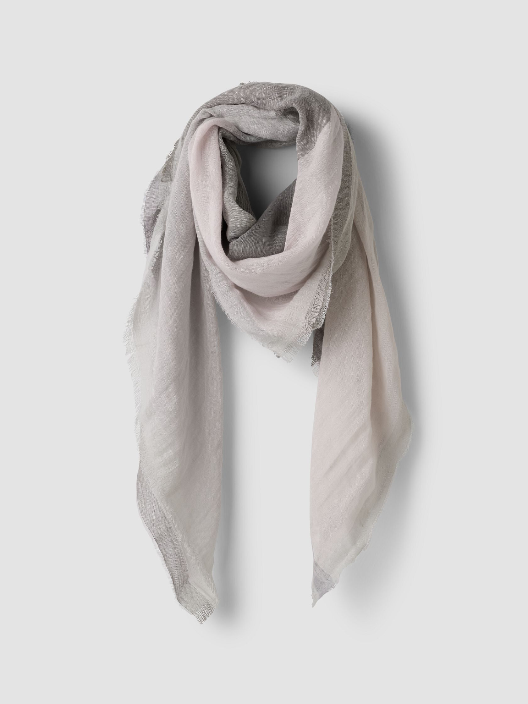 Organic Linen Cotton Check Scarf
