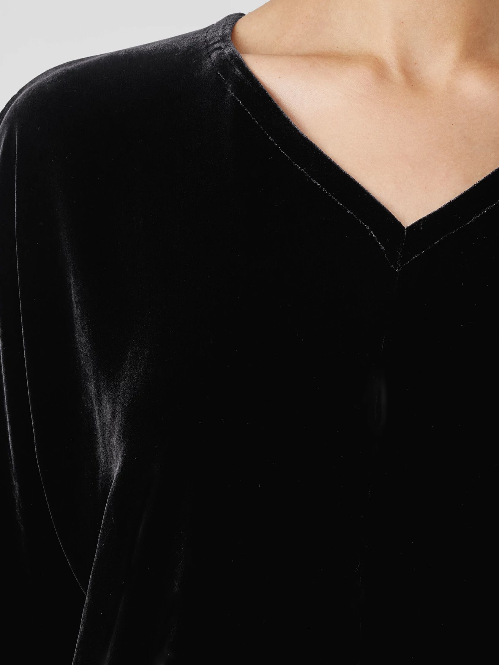 Velvet V-Neck Top