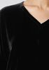 Velvet V-Neck Top
