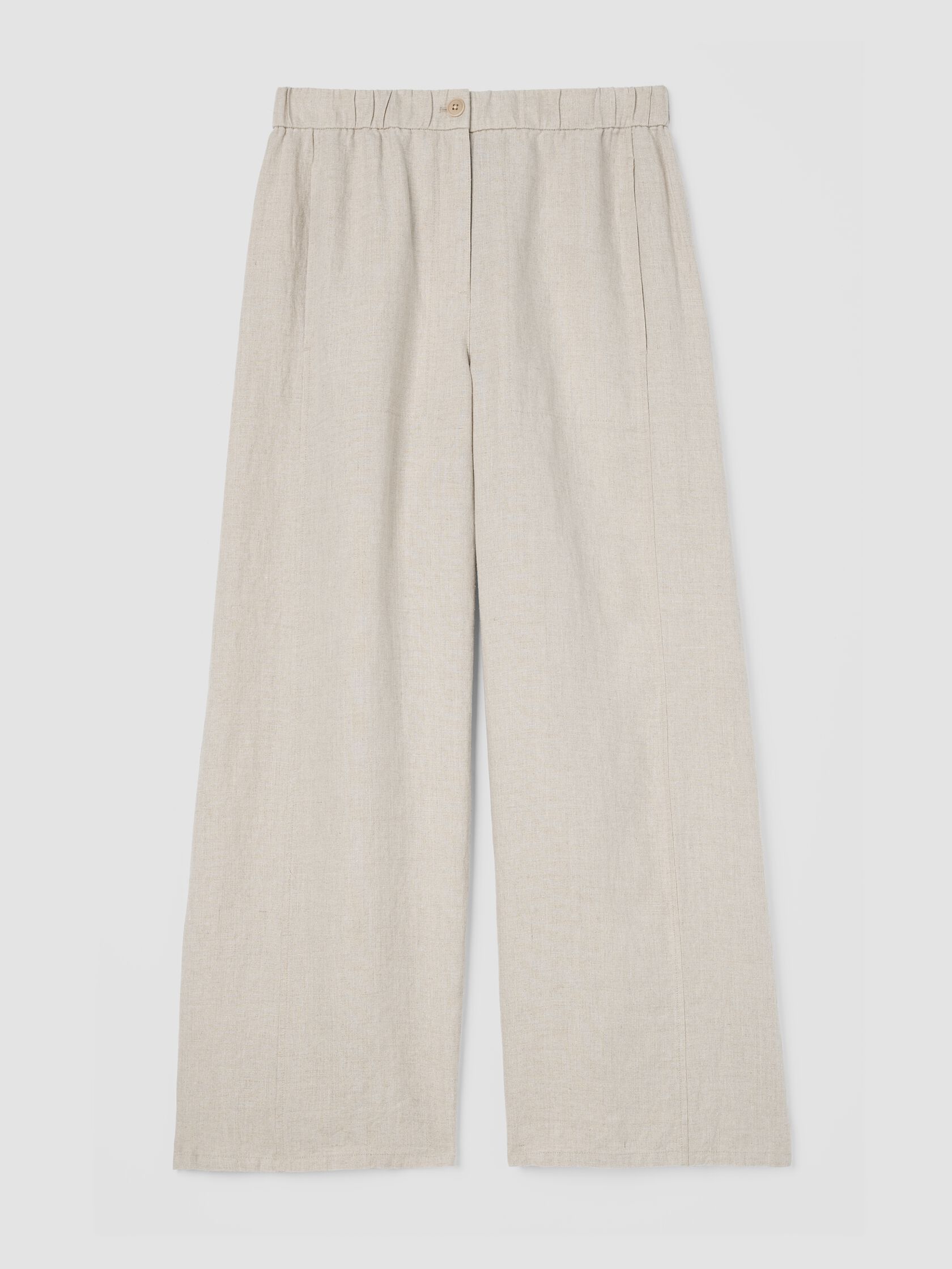 Organic Linen Wide-Leg Trouser Pant