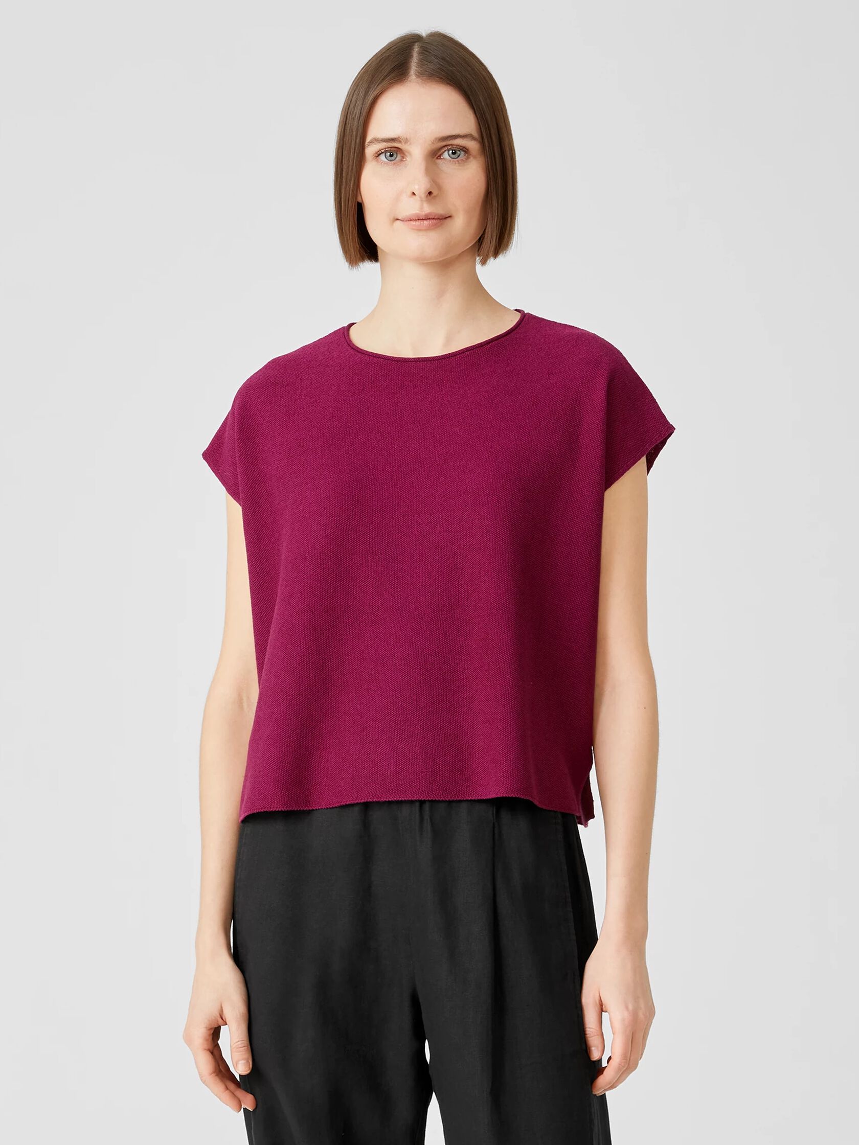 Organic Linen Cotton Seed Square Top