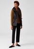 Eggshell Recycled Nylon Hooded Vest