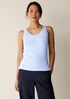Organic Cotton Stretch Rib Scoop Neck Tank