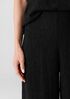 Woven Plissé Wide-Leg Pant
