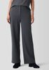 Washable Flex Ponte Wide Trouser Pant