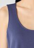 Organic Cotton Interlock U-Neck Sleep Tank