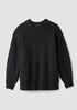 Cotton & Recycled Cashmere Crew Neck Top