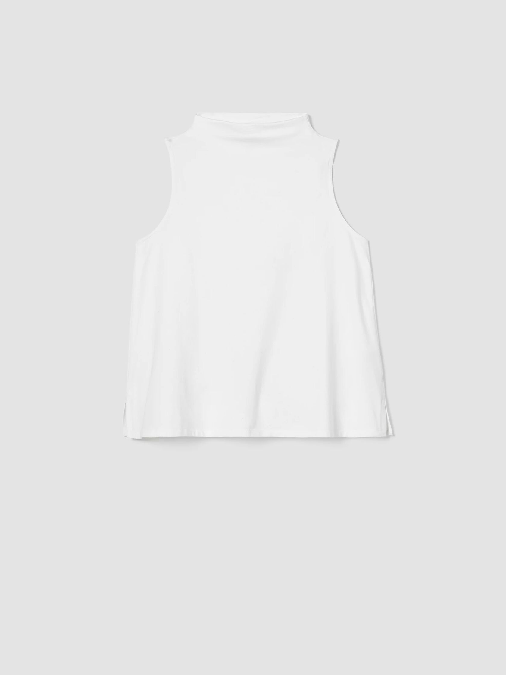 Traceable Cotton Jersey Funnel Neck Tank