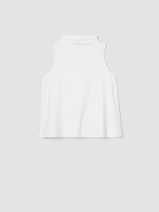 Traceable Organic Cotton Jersey Funnel Neck Tank