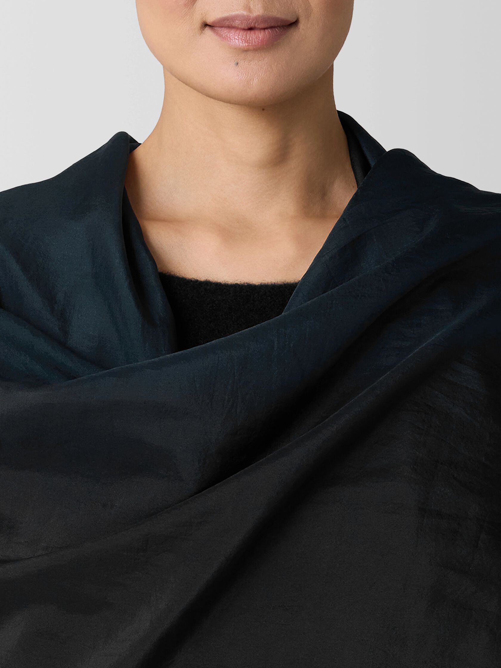 Hand-Dyed Abstract Silk Scarf