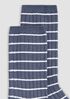 Striped Rib Trouser Sock